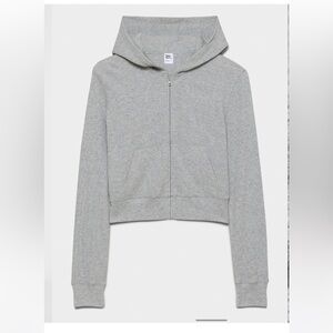 ARITZIA TNA WAFFLE ZIP HOODIE